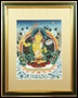 11035-仏教仏画「文殊菩薩」