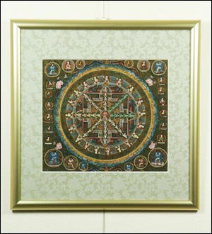 12230-仏教仏画「曼荼羅」