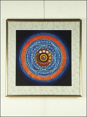 12323-仏教仏画「コスモヤントラ」