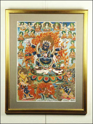 12350-仏教仏画「大黒天(マハーカーラ)」
