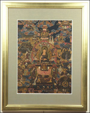 12569-仏教仏画「釈迦伝」
