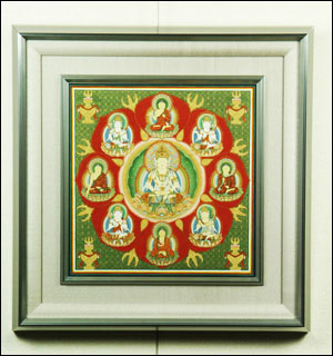 12781-仏教仏画「胎蔵界中台八葉院」