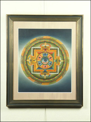 13135-仏教仏画「曼荼羅(マンダラ)」