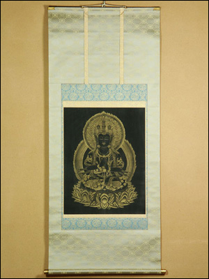 20128-仏教仏画「掛け軸 大日如来」