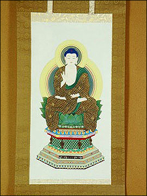 掛け軸 釈迦如来
