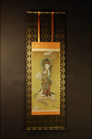 20312-複製仏画「掛け軸 観音菩薩」
