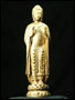 47220-仏教仏像「釈迦如来立像(古色)」