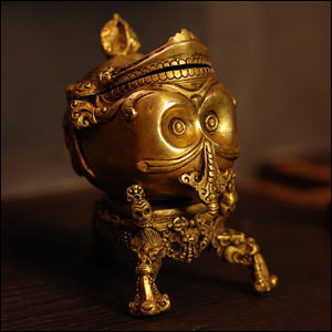 47345-仏教仏像「髑髏杯(カパラ)」