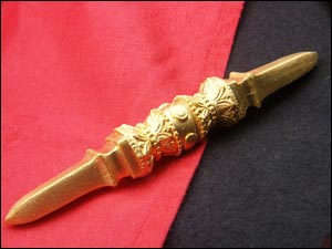 47119-密教法具「独鈷杵(金色)」