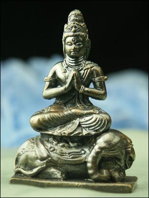 48055-極小仏像「普賢菩薩」
