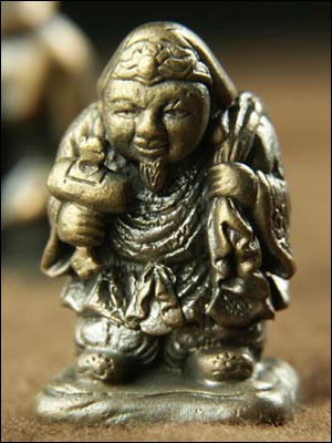 61038-極小仏像「七福神 大黒天(立)」