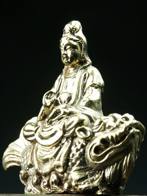 61110-極小仏像「魚籃観音」