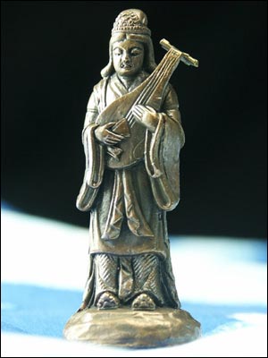 61143-極小仏像「七福神 弁財天」