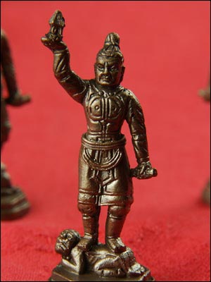 61176-極小仏像「四天王 多聞天(毘沙門天)」