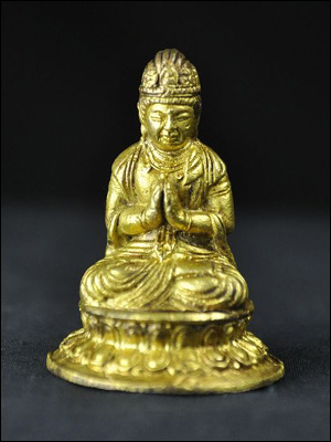61199-極小仏像「勢至菩薩(金銅仏)」