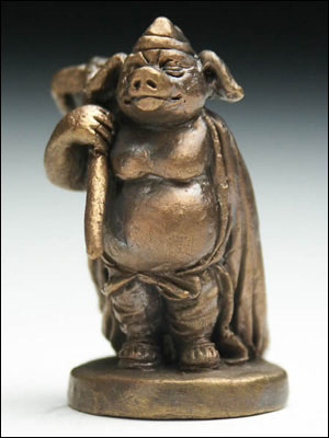 61229-極小仏像「西遊記 猪八戒」