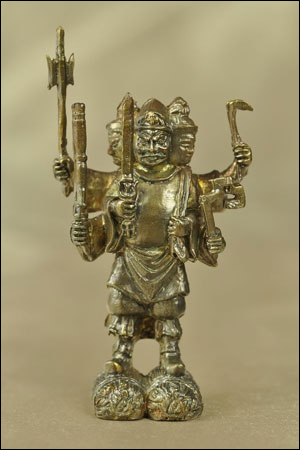 61419-極小仏像「三面大黒天(大)」