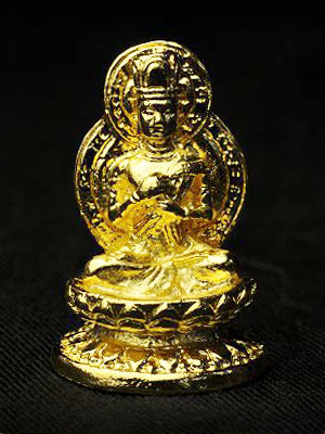 61420-極小仏像「大日如来(金色)」