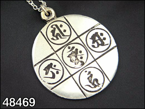 48469-曼荼羅ペンダントヘッド「金剛界曼荼羅(WM製)」