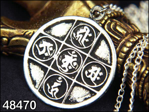 48470-曼荼羅ペンダントヘッド「金剛界曼荼羅(WM製)」