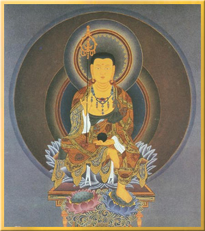 84026-仏画色紙「地蔵菩薩」