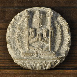 47461-石仏の守り本尊「千手観音(子歳)」